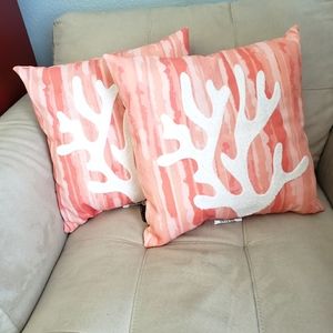 Allen roth  decorative pair pillows 16x16